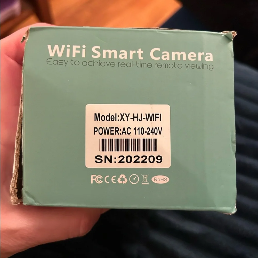 WiFi Smart Camera with Remote Viewing - White